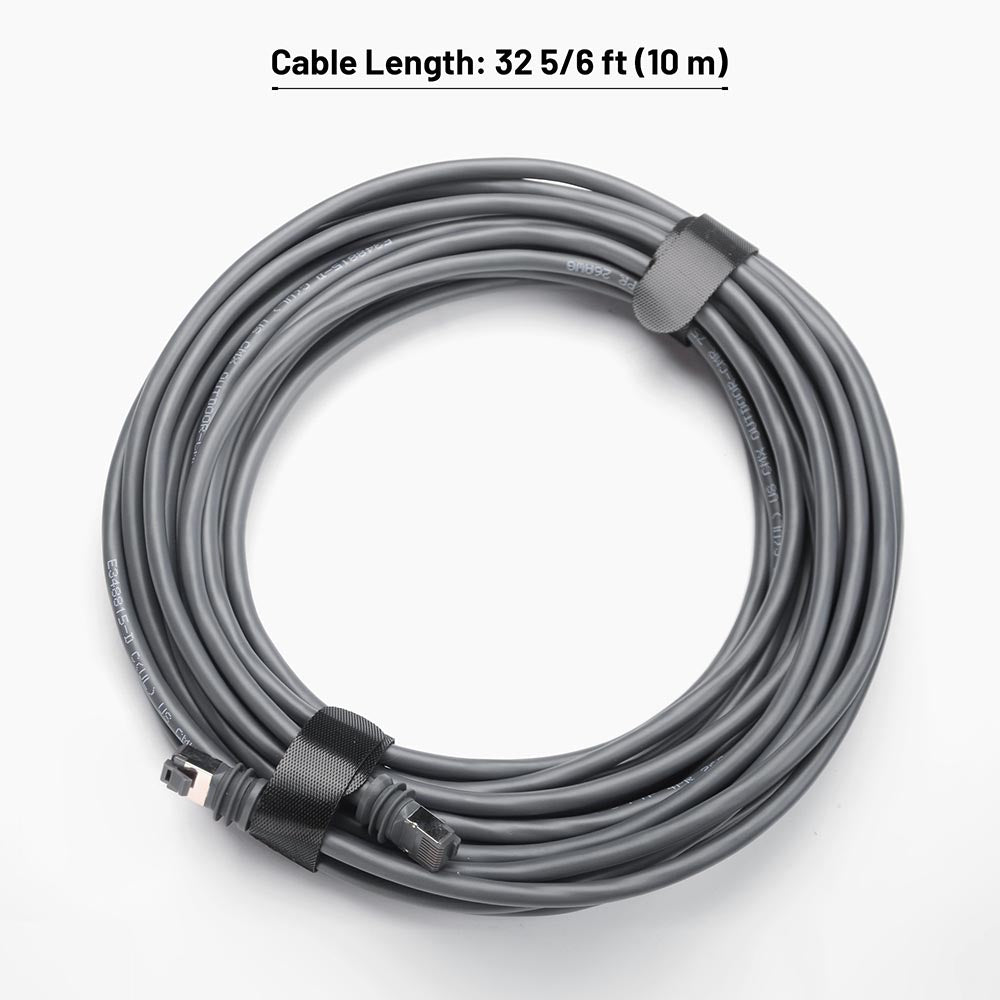 For StarLink GEN3 Cable, For Starlink Ethernet Extension Cable Waterproof High Speed Cat 6 Ethernet Standard Replacement Long Cord for Satellite V3 Sata Internet Starlink Routing Network Kit - tejoy