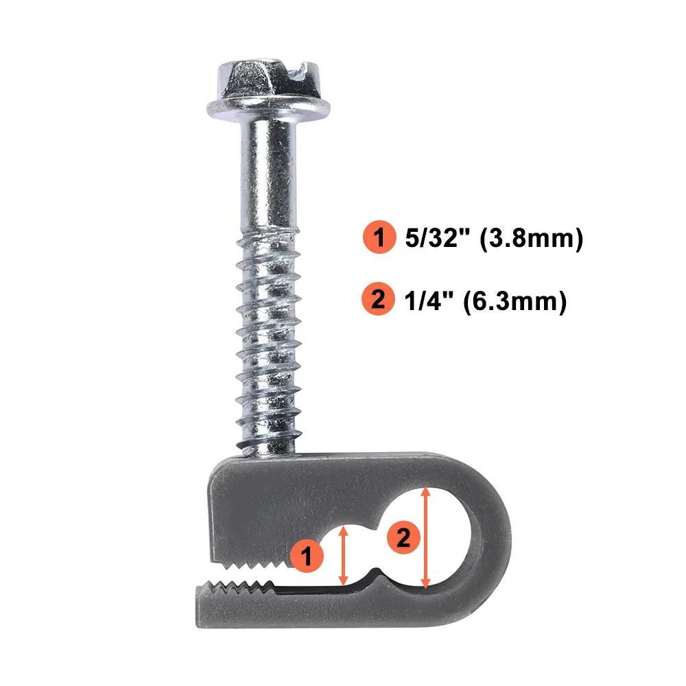 For Starlink Cable Routing Kit Screws+ Clamps for Starlink Series Wire Clip 20 Packs