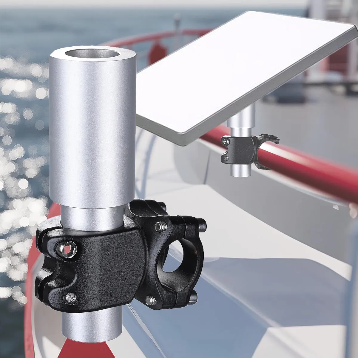 For Starlink Mount for Mini Dish to Poles, RV Ladders, Railings, Racks