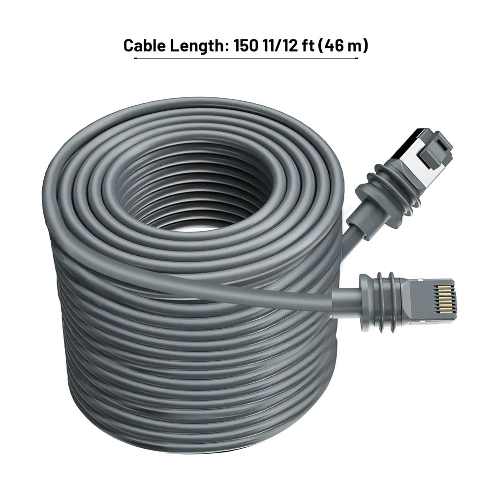 For StarLink GEN3 Cable, For Starlink Ethernet Extension Cable Waterproof High Speed Cat 6 Ethernet Standard Replacement Long Cord for Satellite V3 Sata Internet Starlink Routing Network Kit
