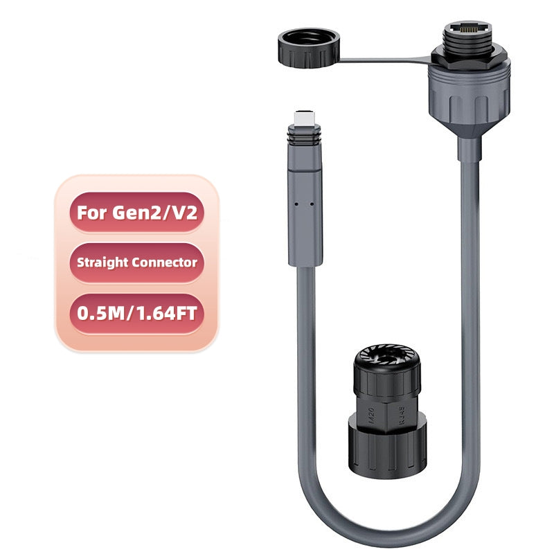 For Starlink Cable SPX to RJ45 Adapters, Starlink Ethernet Adapter for Star Link Gen 2 Dishy & Router with Waterproof Kits (Pair) - tejoy
