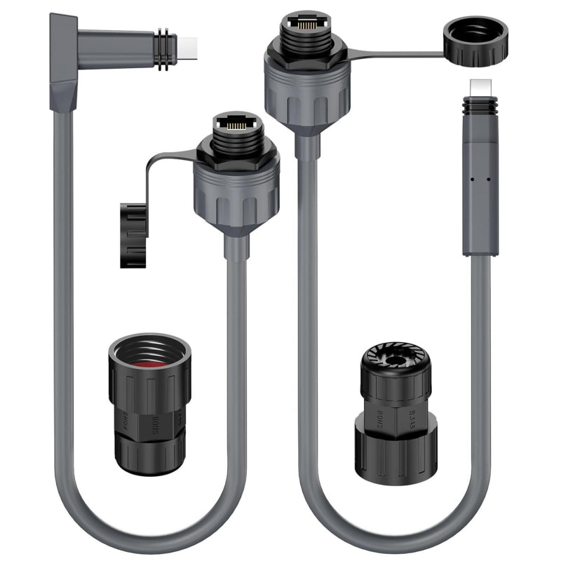 For Starlink Cable SPX to RJ45 Adapters, Starlink Ethernet Adapter for Star Link Gen 2 Dishy & Router with Waterproof Kits (Pair) - tejoy [sort:name]