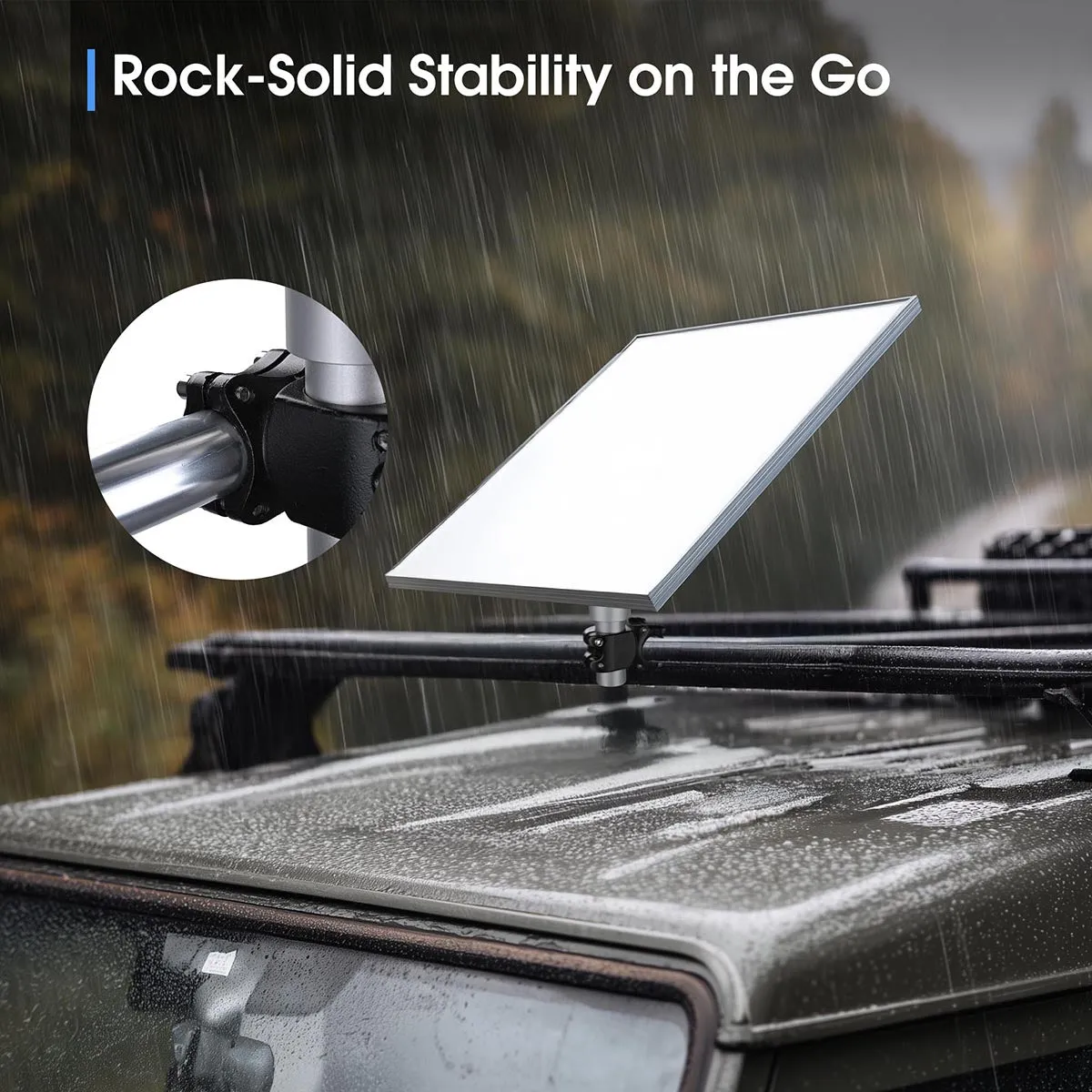 For Starlink Mount for Mini Dish to Poles, RV Ladders, Railings, Racks