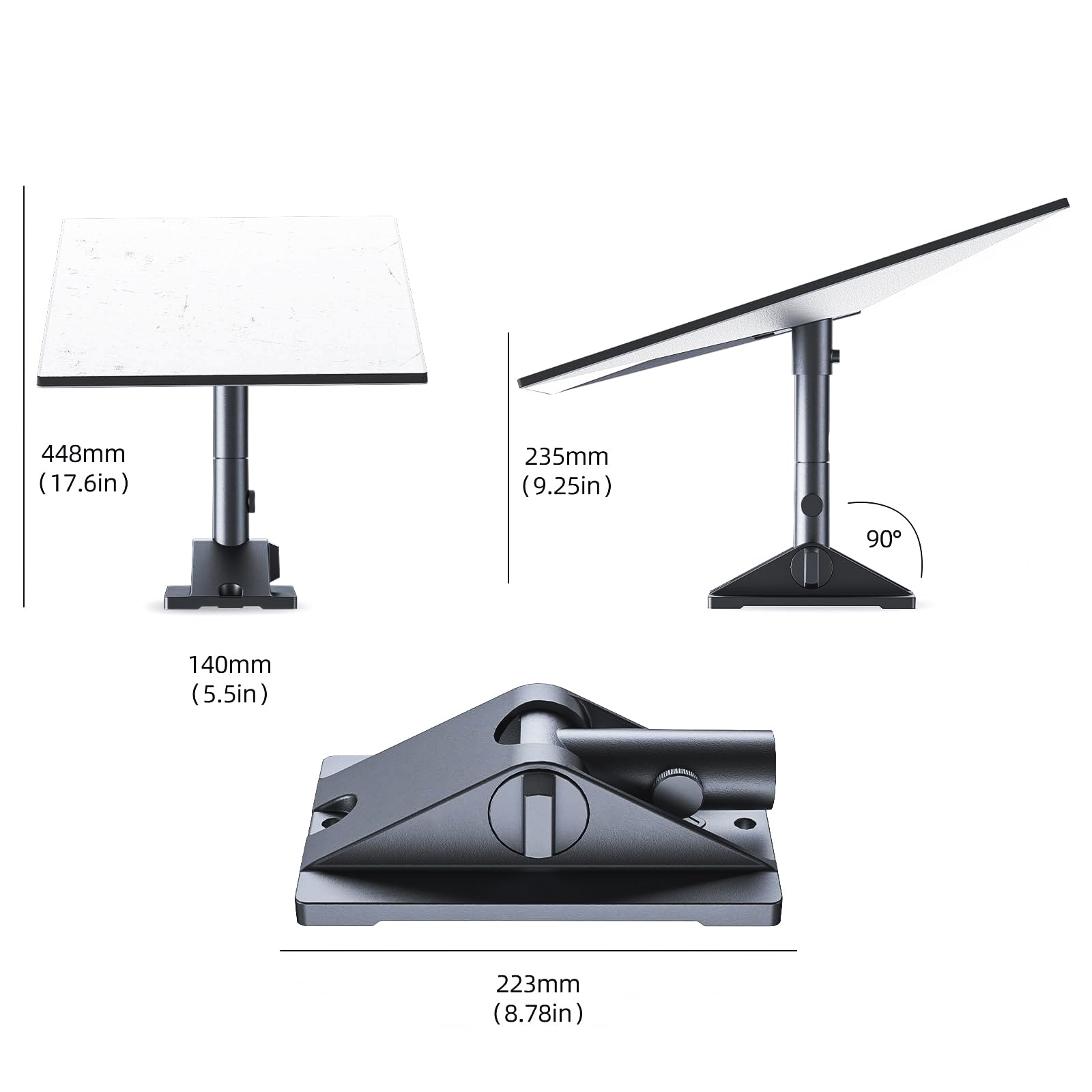 Starlink Gen 3 Mount, Starlink Pivot Mount with Pipe Adapter and Mast, Swiveling Mechanism Design, Standard Gen 3 Mount for Slanted, shingled Roofs, Easy to Install and Adjust. - tejoy previous product