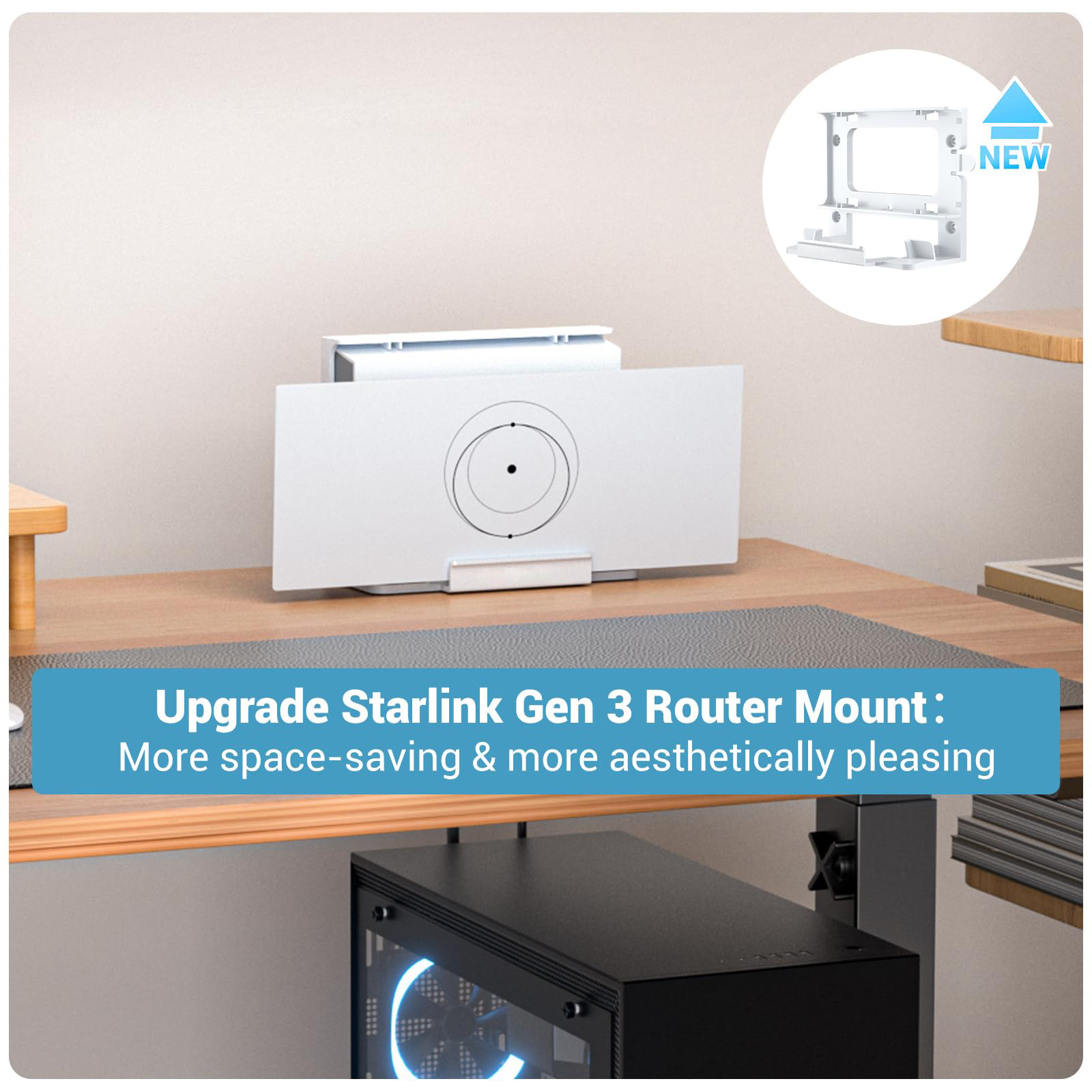 For Starlink Gen 3 Router & Power Supply Mounting Kit - tejoy