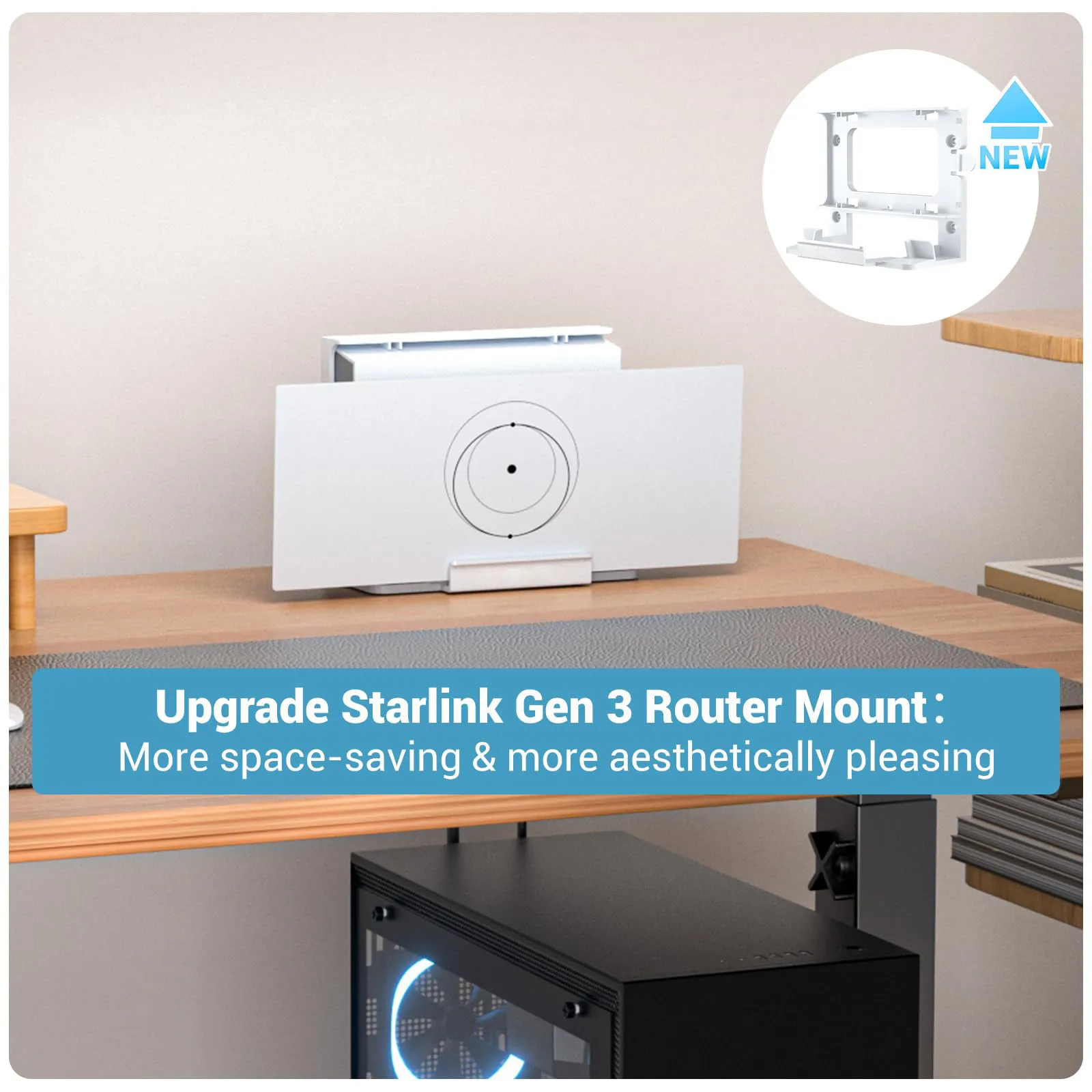For Starlink Gen 3 Router & Power Supply Mounting Kit