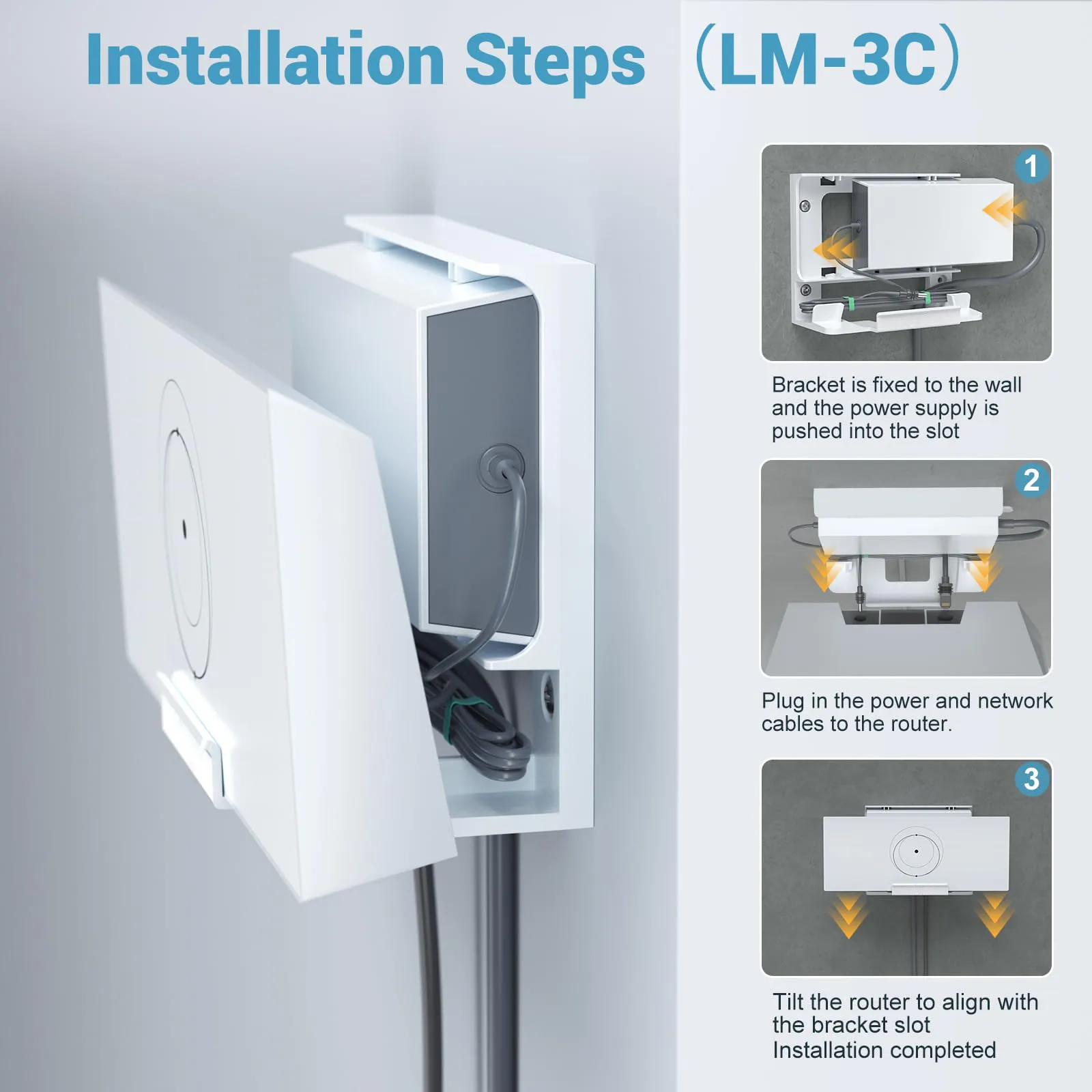 For Starlink Gen 3 Router & Power Supply Mounting Kit