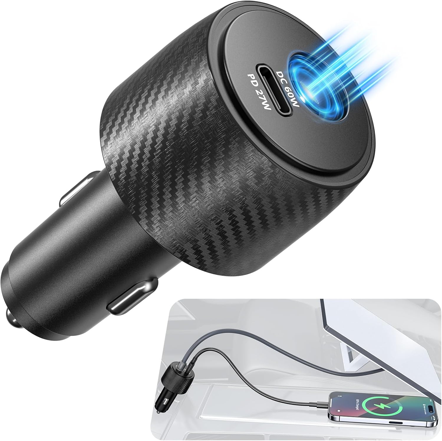 Starlink Mini car adapter, 12V to 24V step-up converter, cigarette lighter adapter, Starlink Mini power supply, 60W DC booster - tejoy previous product