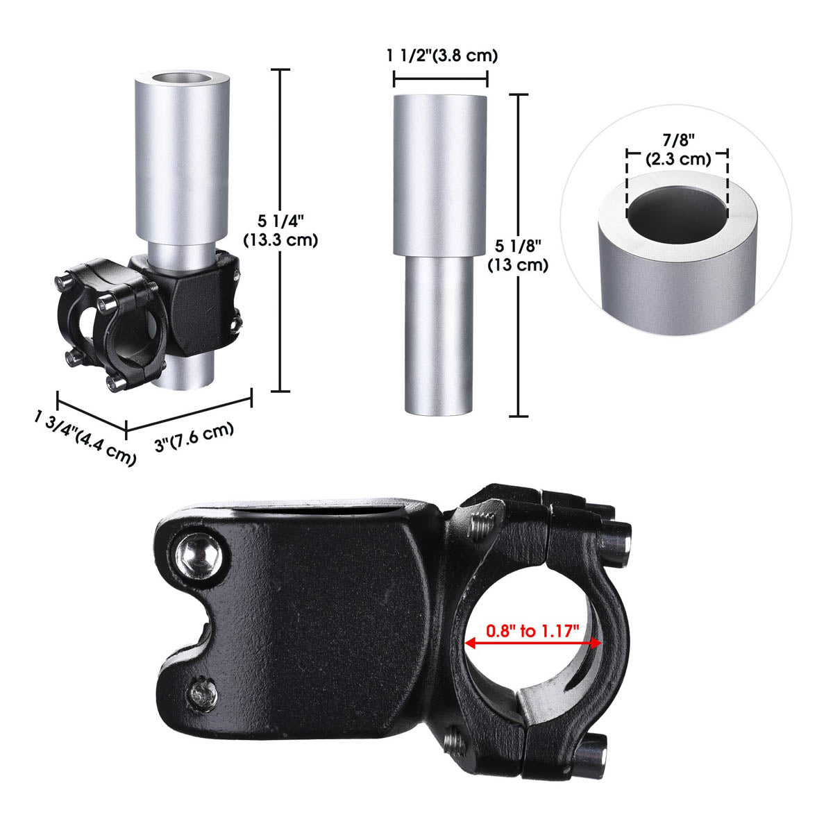 For Starlink Mount for Mini Dish to Poles, RV Ladders, Railings, Racks - tejoy