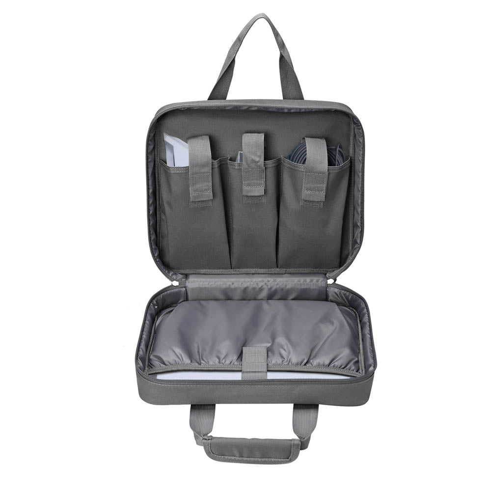For Starlink Mini Carry Bag, Travel Shoulder Bag with Shoulder Strap for Starlink Mini Dish Kit, 600D Heavy Duty Oxford Cloth, Shockproof Portable Storage Briefcase Handbag for Outdoor, Camping, Sailing - tejoy