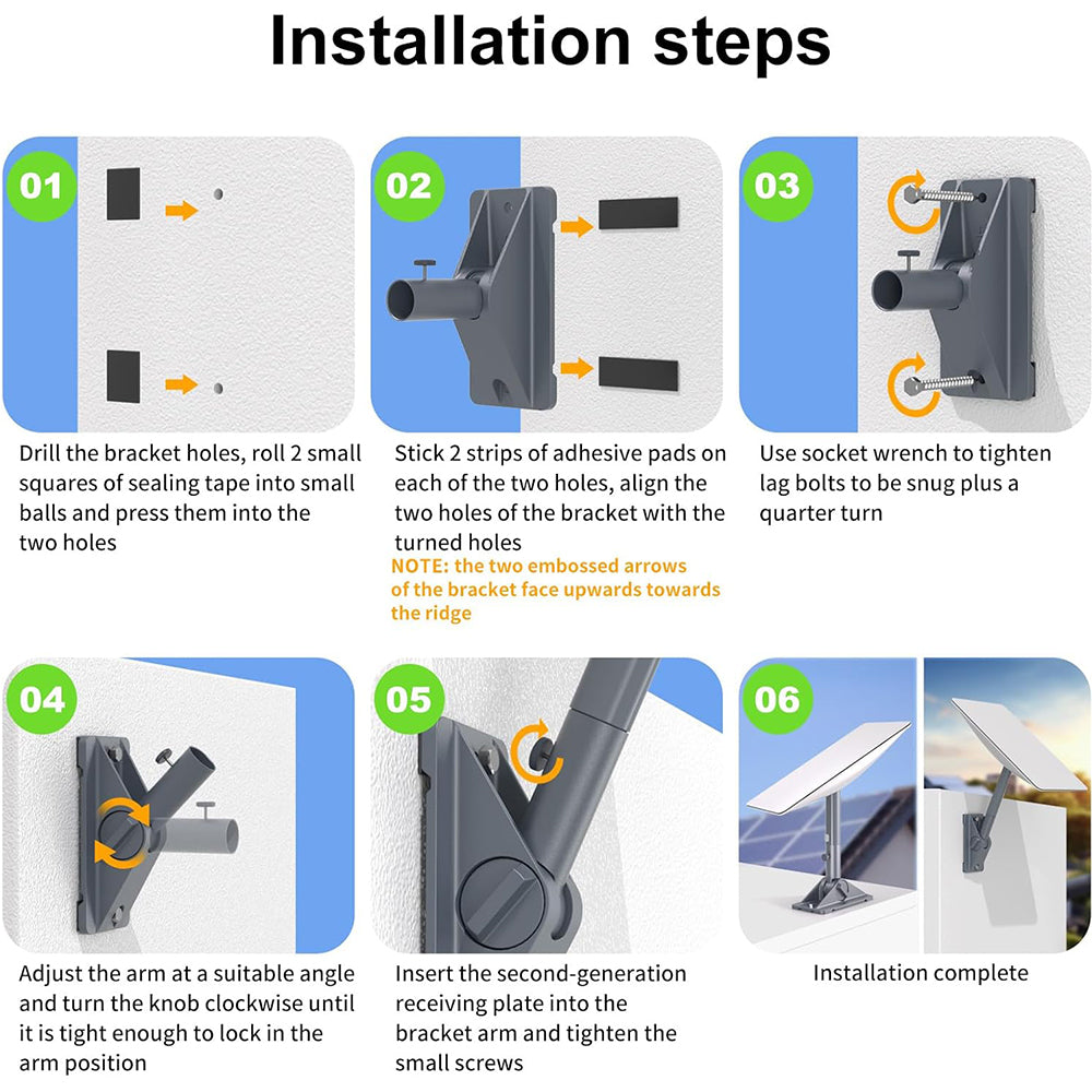 For Starlink Gen 2 Mount, Pivot Mount - tejoy