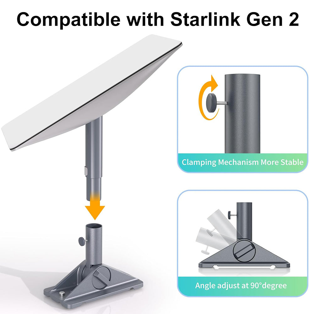 For Starlink Gen 2 Mount, Pivot Mount - tejoy