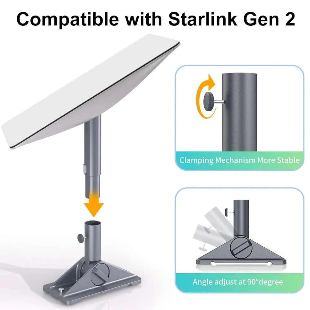 For Starlink Gen 2 Mount, Pivot Mount