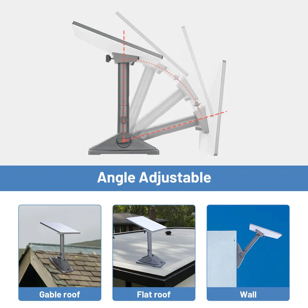 Starlink Mini Pivot Mount Adjust Tilt Angle Dish Mount