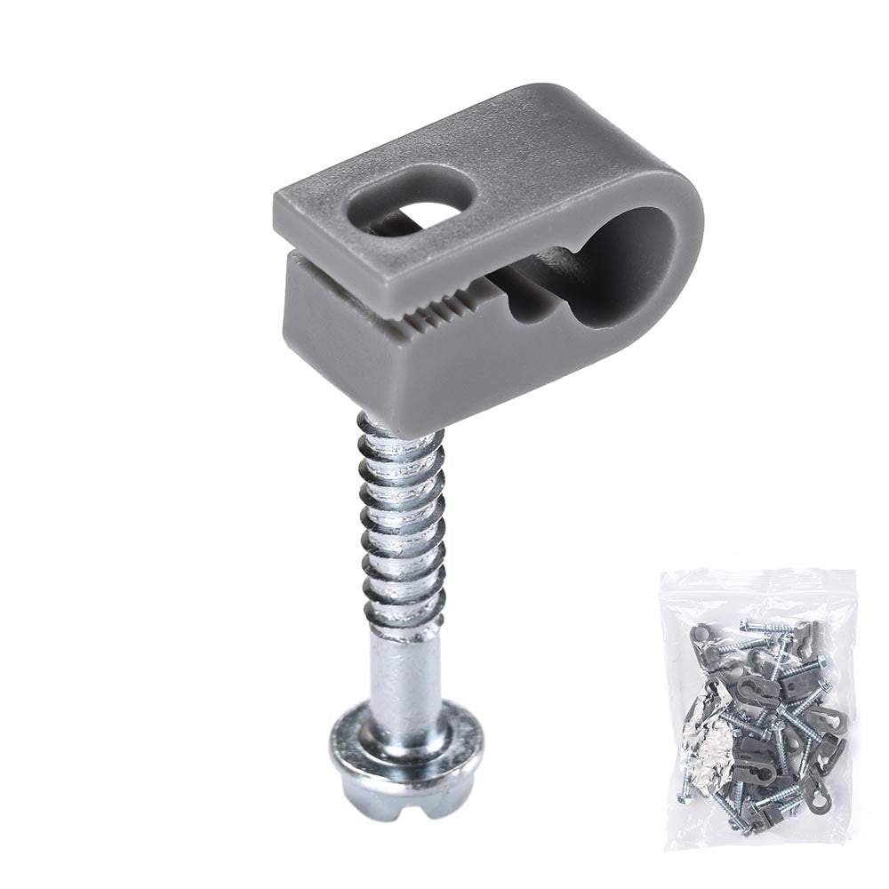 For Starlink Cable Routing Kit Screws+ Clamps for Starlink Series Wire Clip 20 Packs - tejoy [sort:name]
