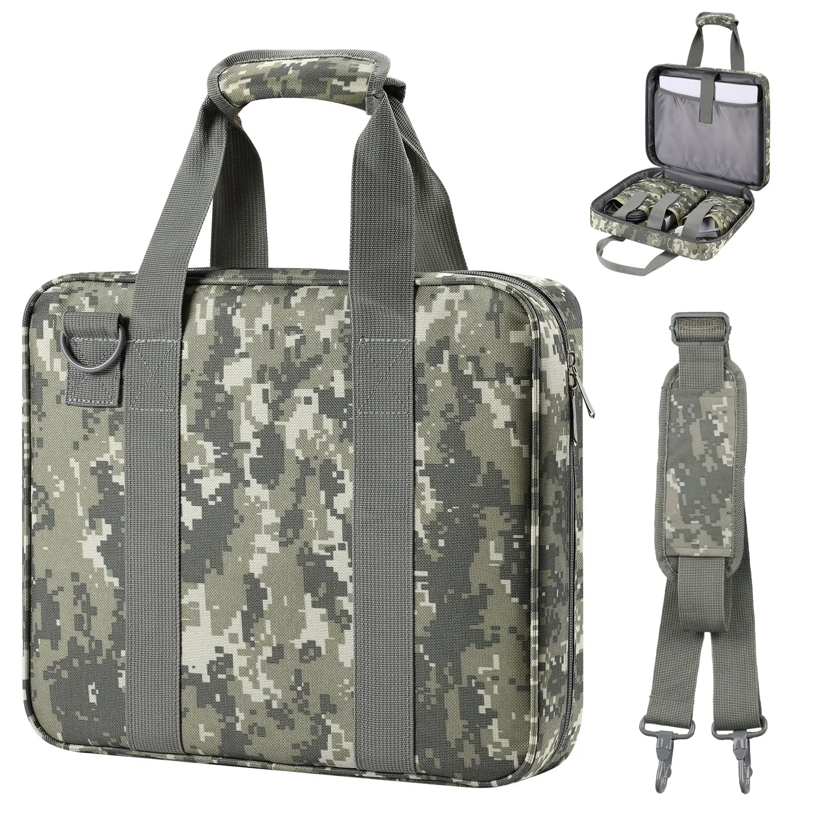 For Starlink Mini Carry Bag, Travel Shoulder Bag with Shoulder Strap for Starlink Mini Dish Kit, 600D Heavy Duty Oxford Cloth, Shockproof Portable Storage Briefcase Handbag for Outdoor, Camping, Sailing