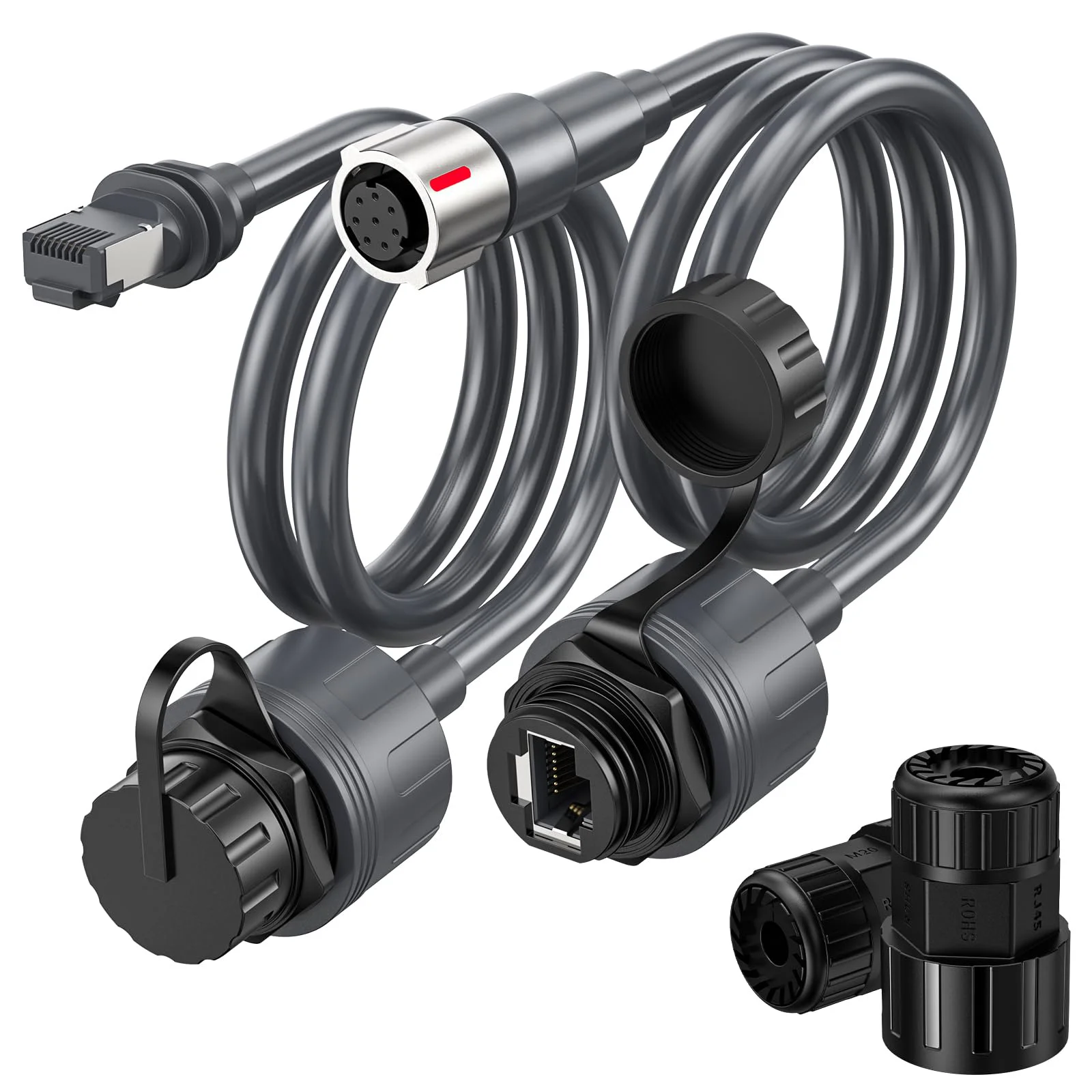 For Starlink Performance Adapter Gen 3, For Starlink Performance Gen 3 Cable Extension to RJ45 Coupler Waterproof Compatible with Starlink Performance Gen 3 Dish