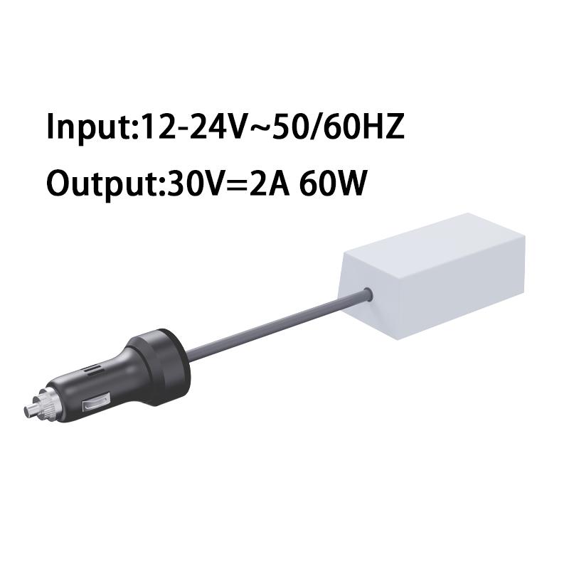 Starlink Mini Car Charger 12V/24V to 30V 2A 60W DC Power Adapter for Truck/RV/Boat - tejoy [sort:name]