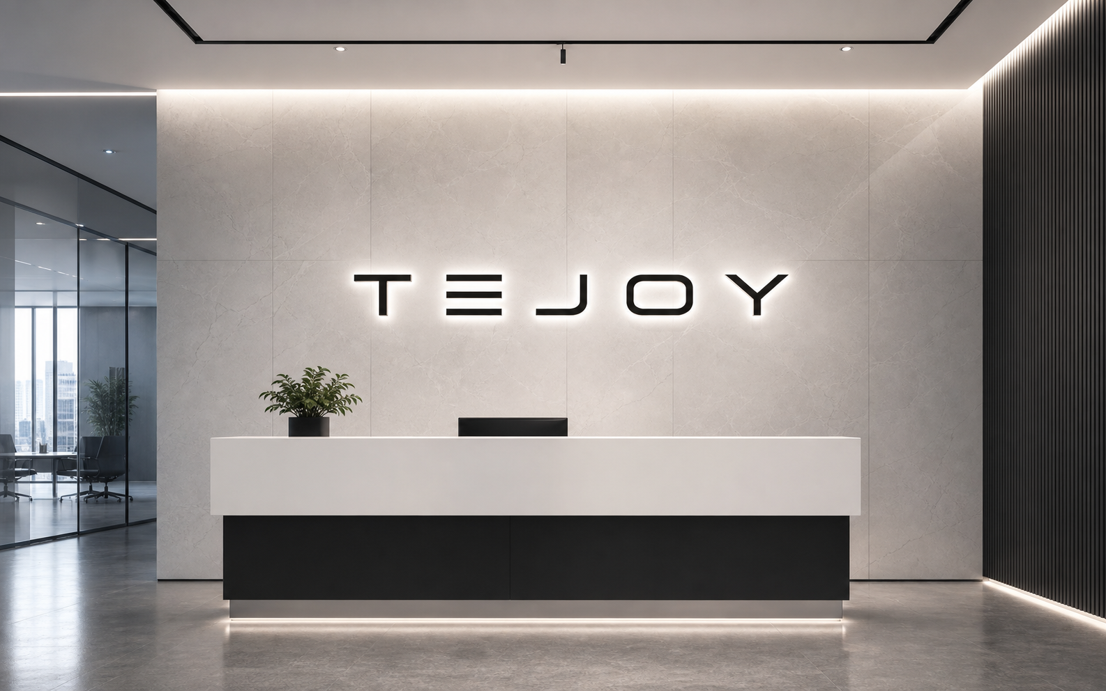 TEJOY company background wall